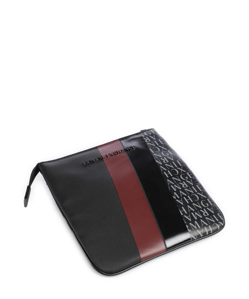 Armani Exchange Dylan Umhängetasche black/pomegranate/black shiny