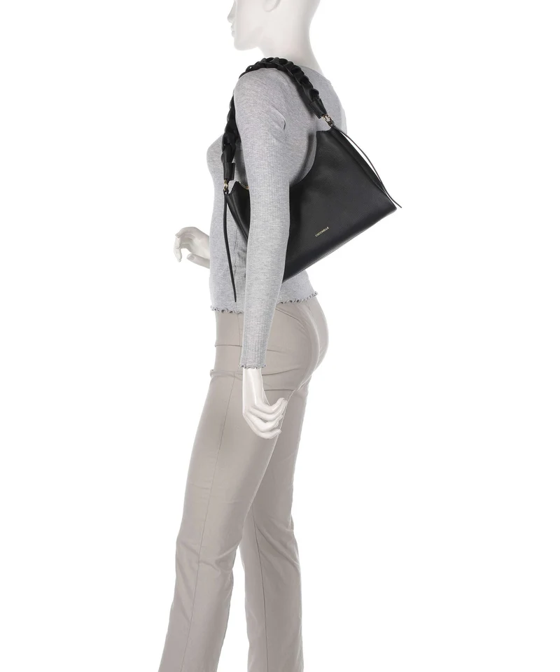 Coccinelle Boheme Grana Double Schultertasche noir/cuir