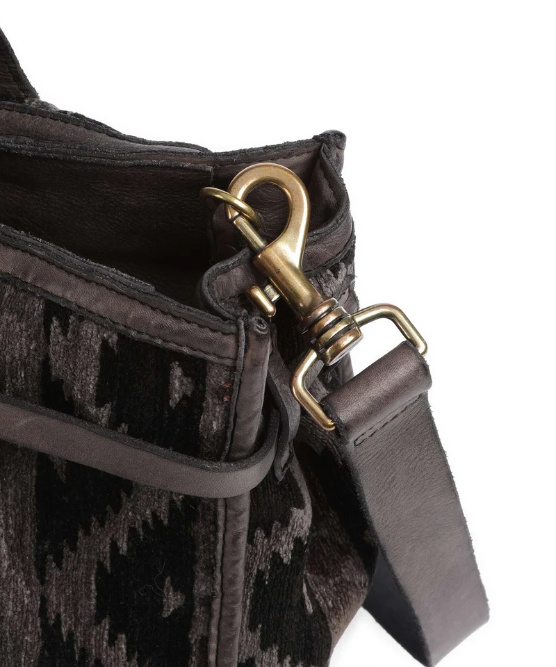 Campomaggi Handtasche grigio/panna