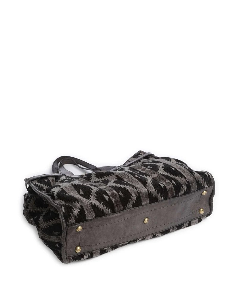 Campomaggi Handtasche grigio/panna