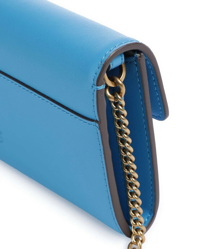 Pinko Love One Geldbörse azzurro dresda/antique gold