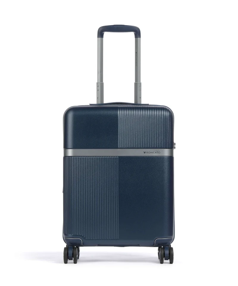 Roncato Airglam 4-Rollen Trolley blu notte