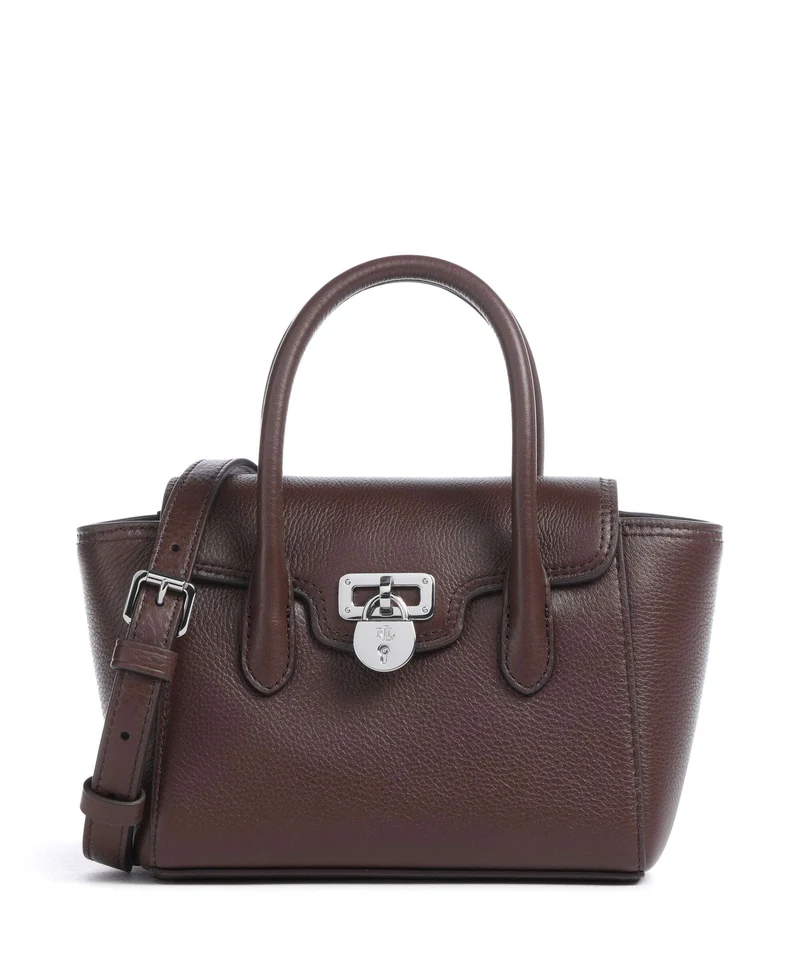 Lauren Ralph Lauren Tanner Small Umhängetasche dark hickory