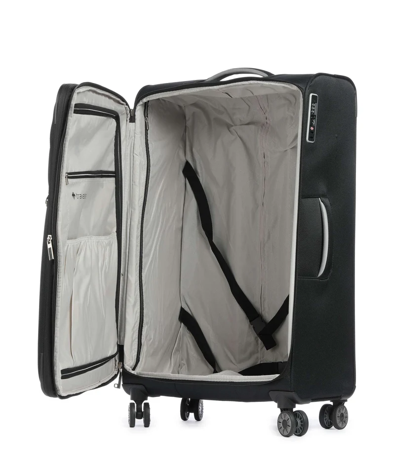 Travelite Miigo 4-Rollen Trolley Set nachtschwarz