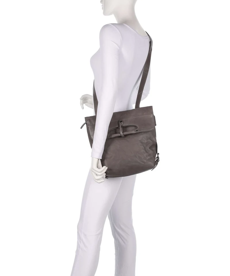 Aunts & Uncles Grandma's Luxury Club Mrs. Mince Pie Rucksack-Tasche oyster grey