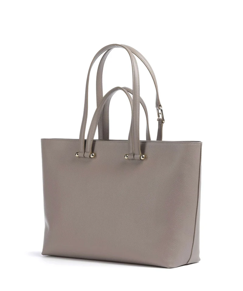 Furla Duetto L Shopper stucco gray