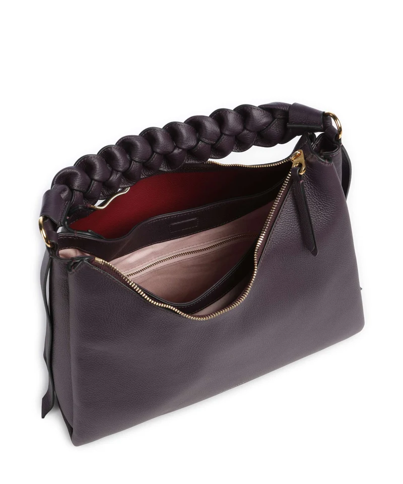 Coccinelle Boheme Grana Double Beuteltasche prune/ribes