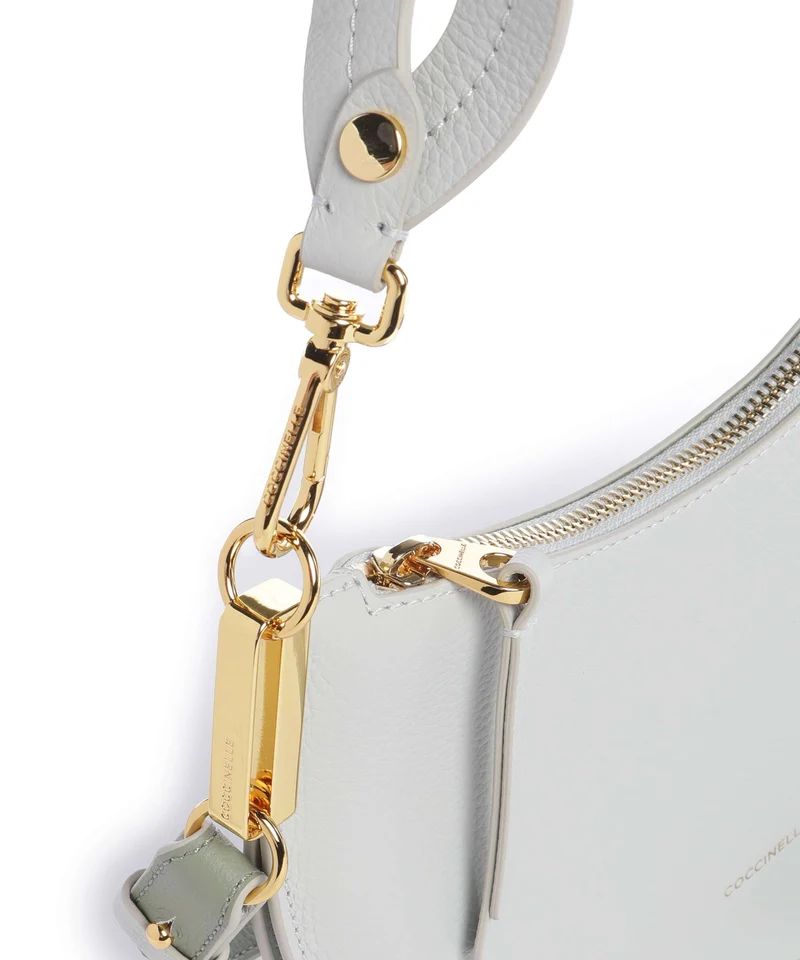 Coccinelle Sunup Schultertasche snow/greenery