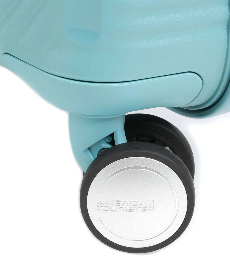 American Tourister Soundbox 4-Rollen Trolley turquoise tonic