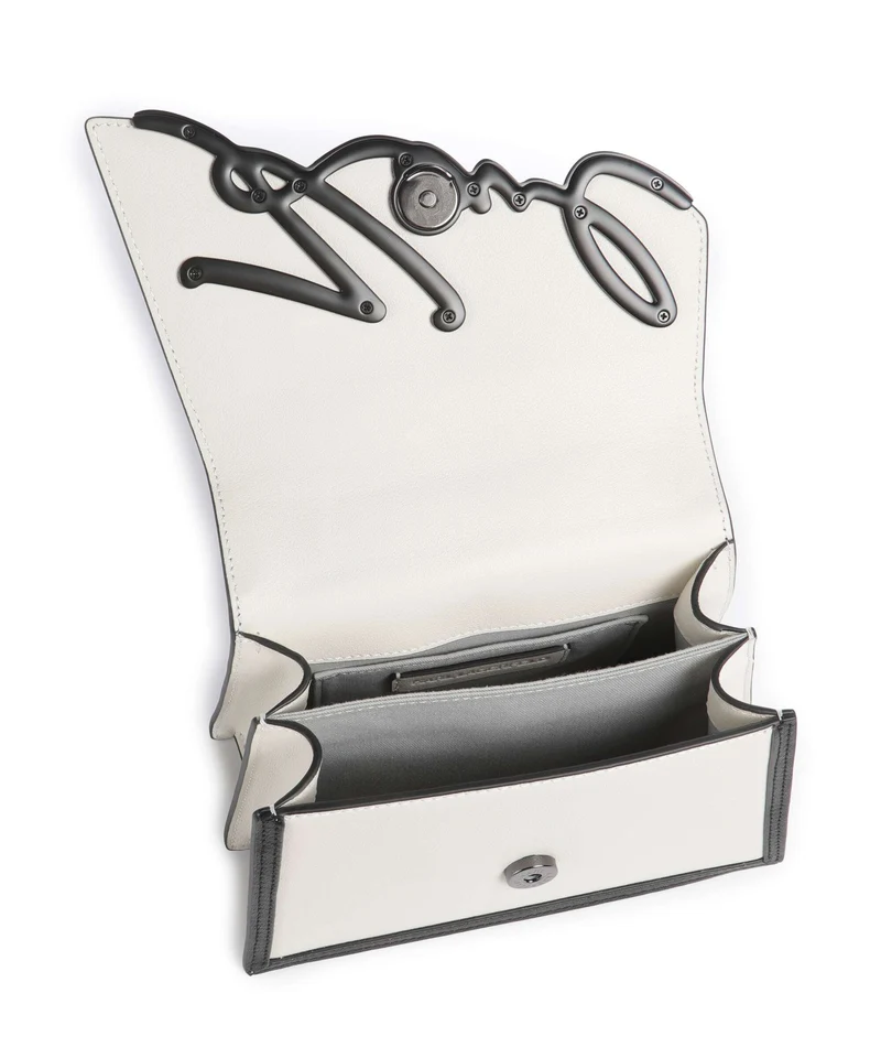 Karl Lagerfeld K/Signature 2.0 Umhängetasche white/black