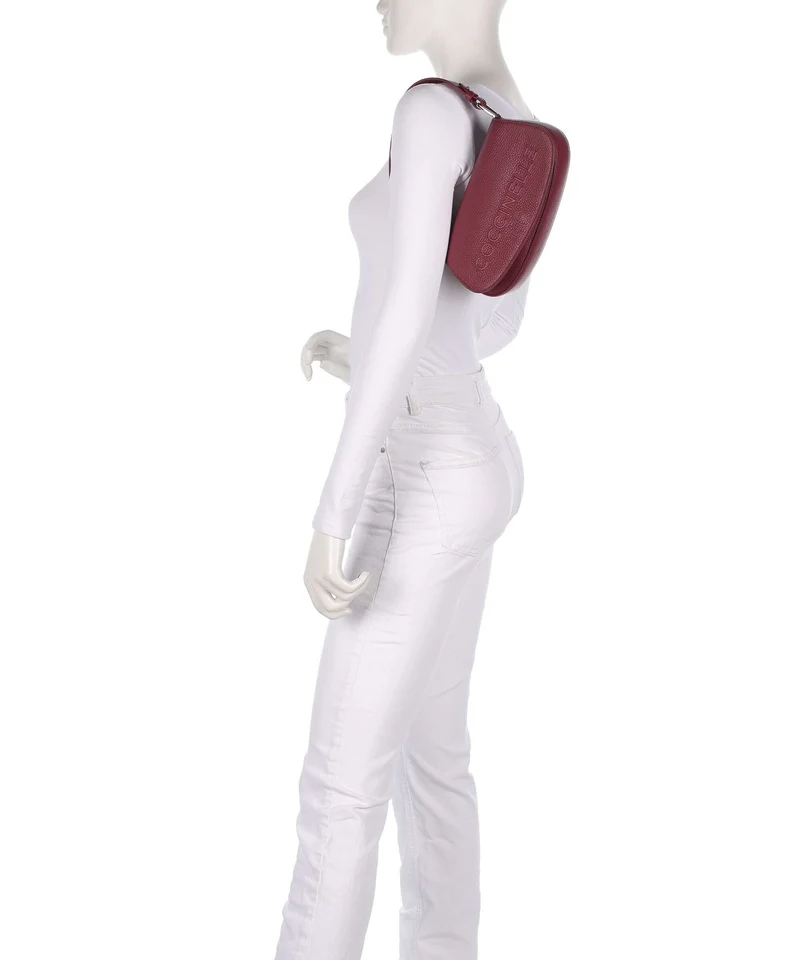 Coccinelle Myrtha Maxi Logo Schultertasche ribes