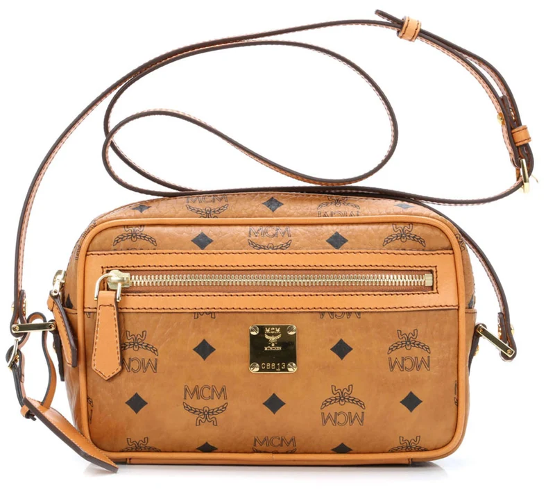 MCM Schultertasche cognac