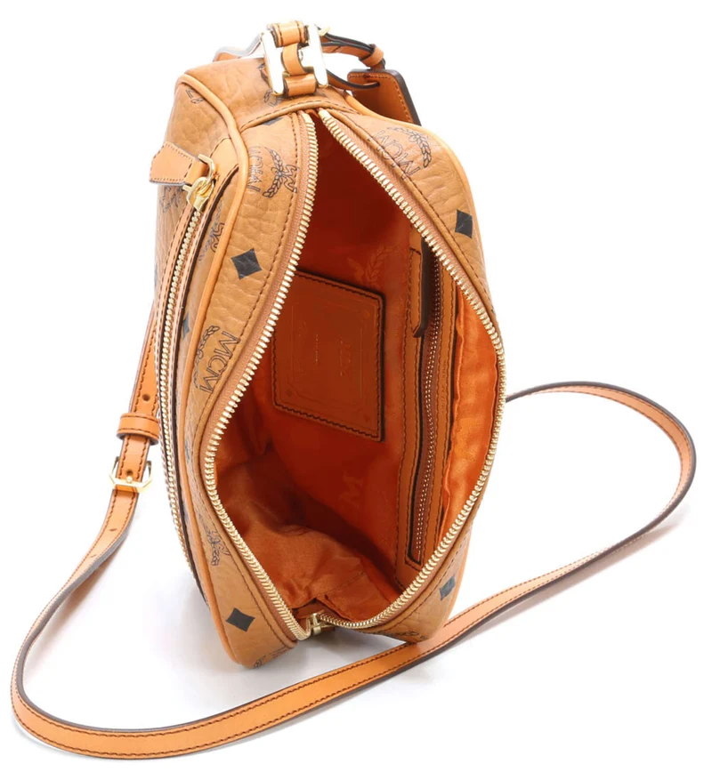MCM Schultertasche cognac