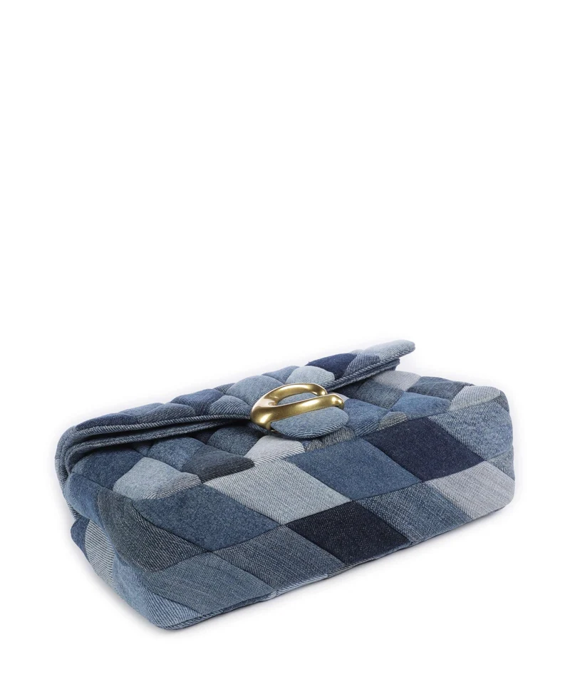 Coach Tabby Patchwork 26 Schultertasche denim/multicolour