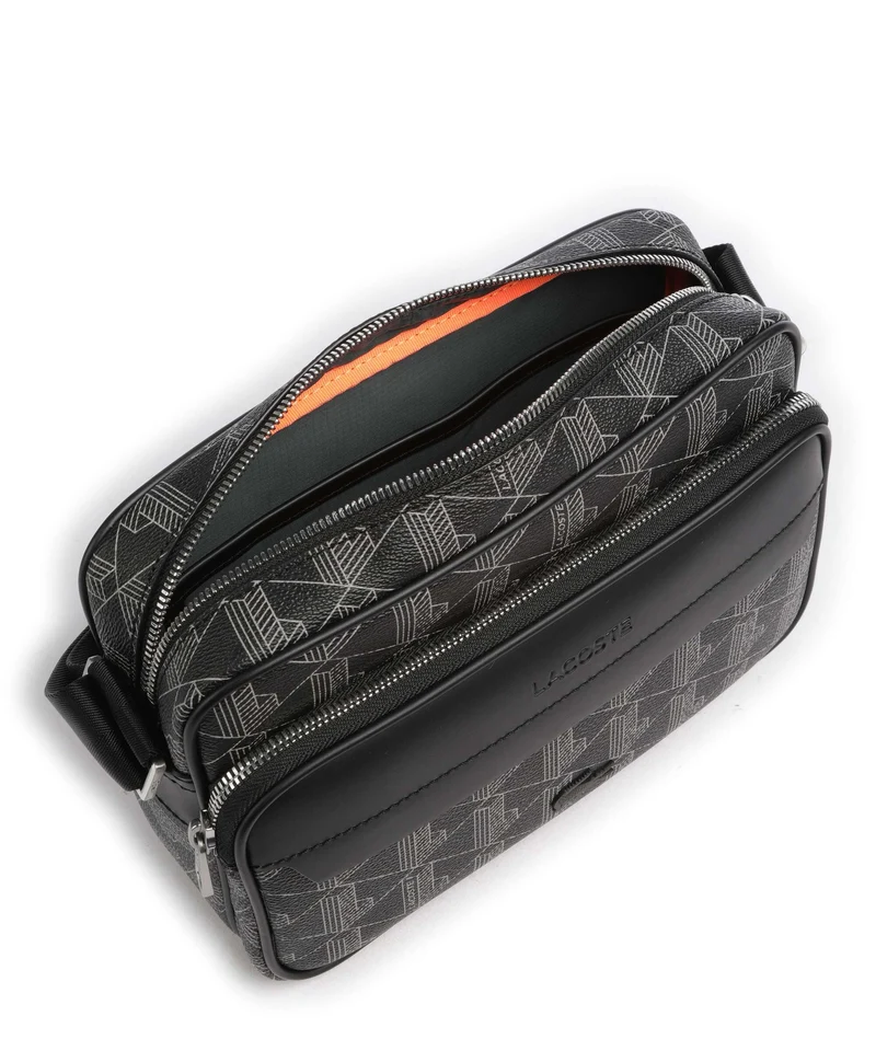 Lacoste The Blend Umhängetasche monogram noir/gris