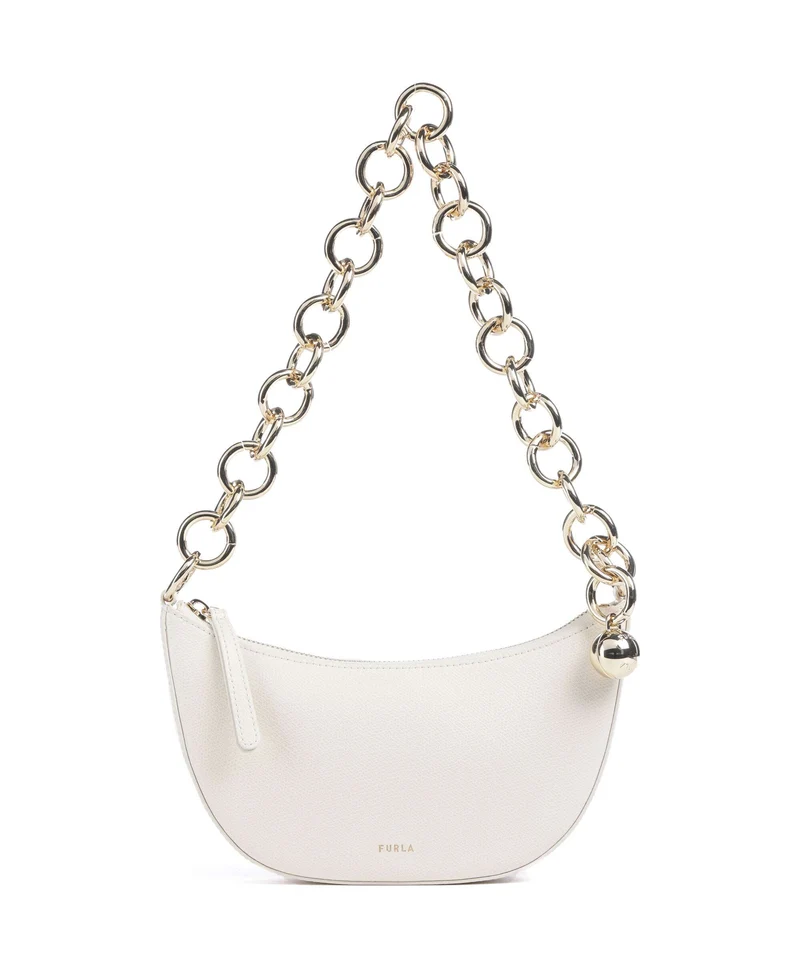 Furla Sfera Mini Schultertasche panna