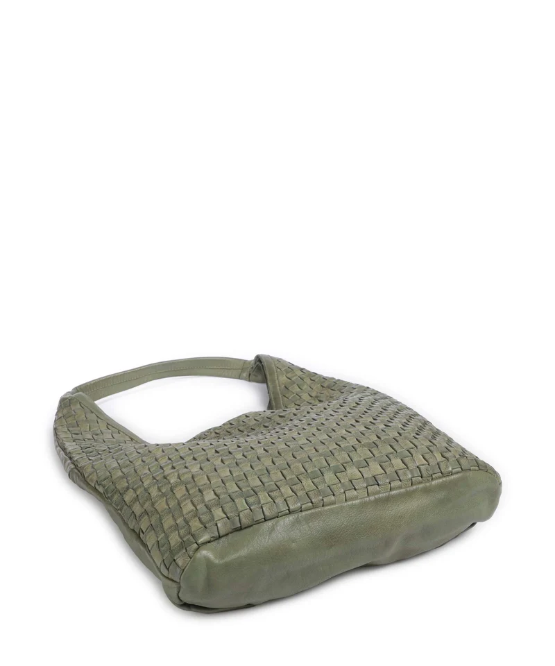 Taschendieb Wien Venusweg 2 Schultertasche green leaf