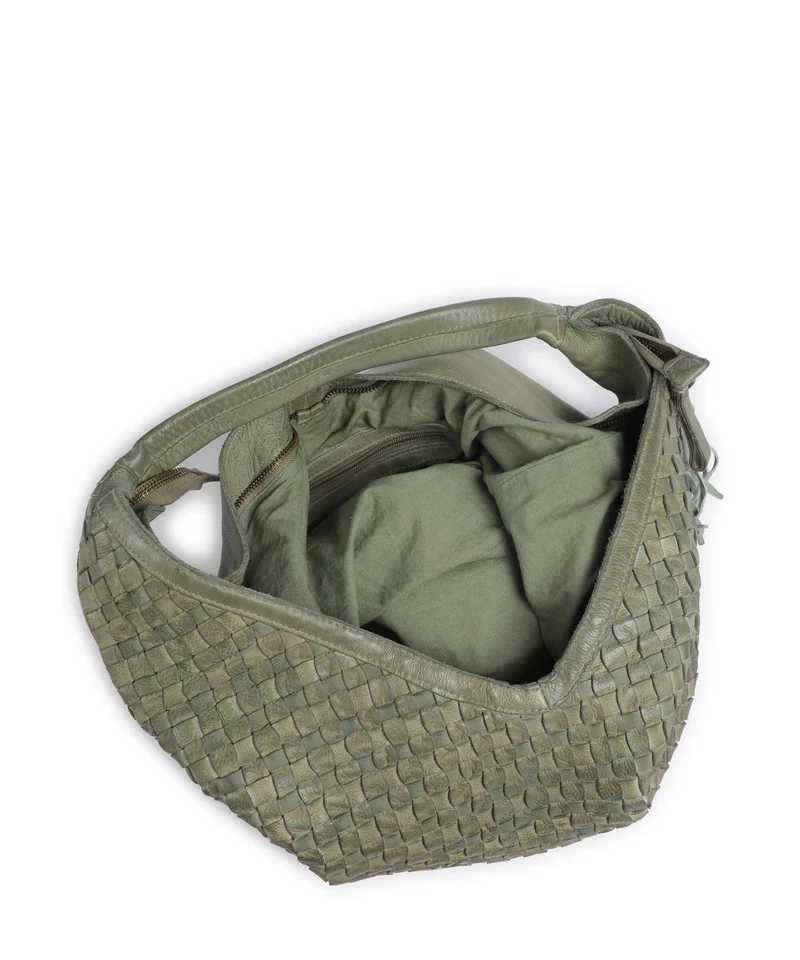 Taschendieb Wien Venusweg 2 Schultertasche green leaf