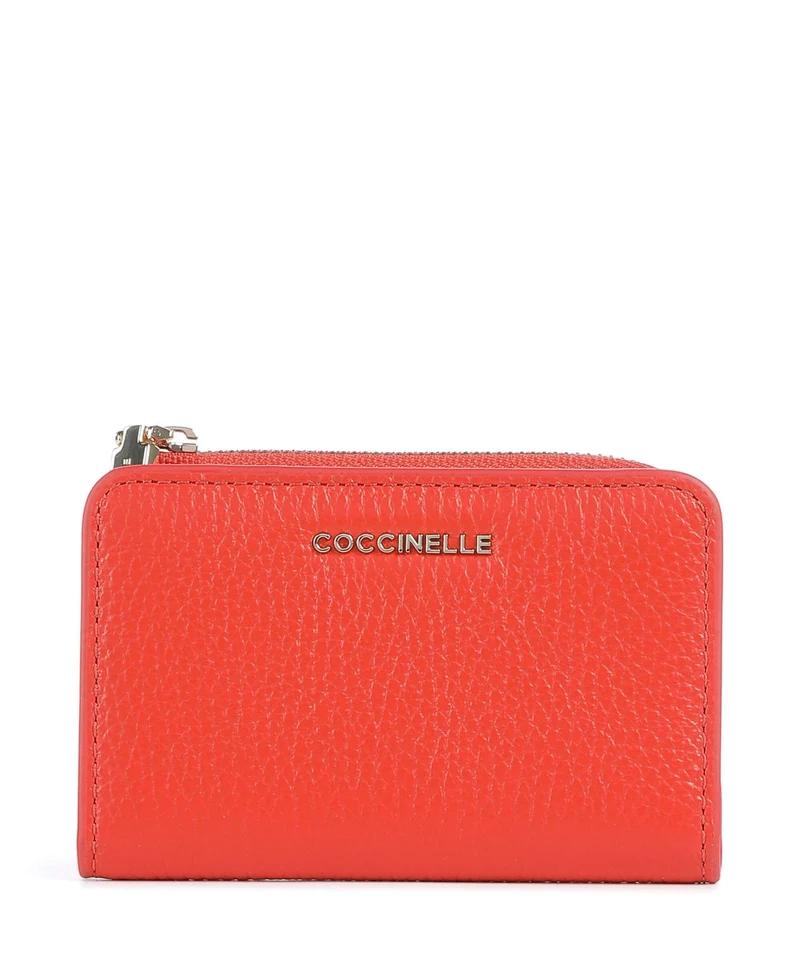 Coccinelle Metallic Soft Geldbörse gazpacho