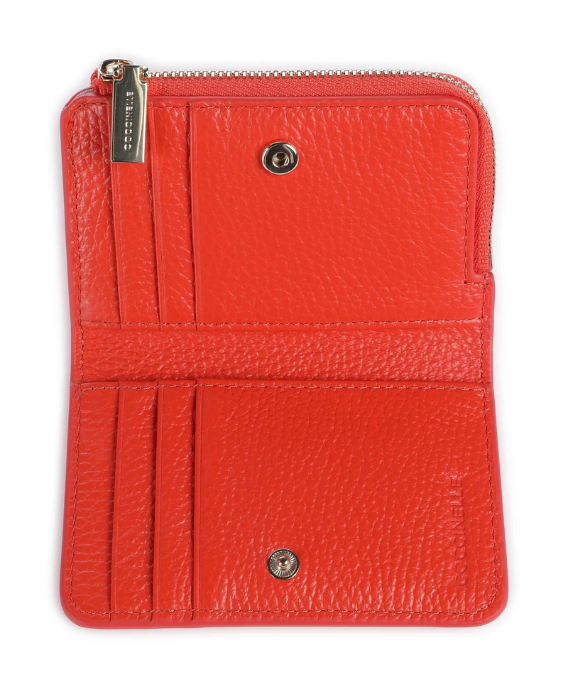Coccinelle Metallic Soft Geldbörse gazpacho