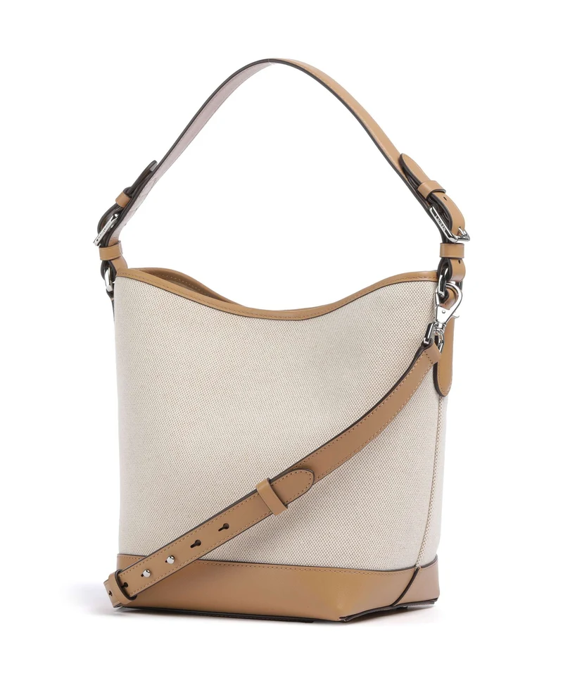 Lauren Ralph Lauren Witley Medium Bucket Handtasche natural buff