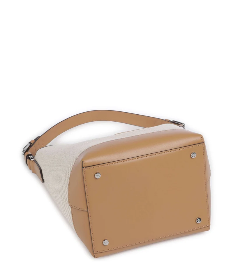 Lauren Ralph Lauren Witley Medium Bucket Handtasche natural buff