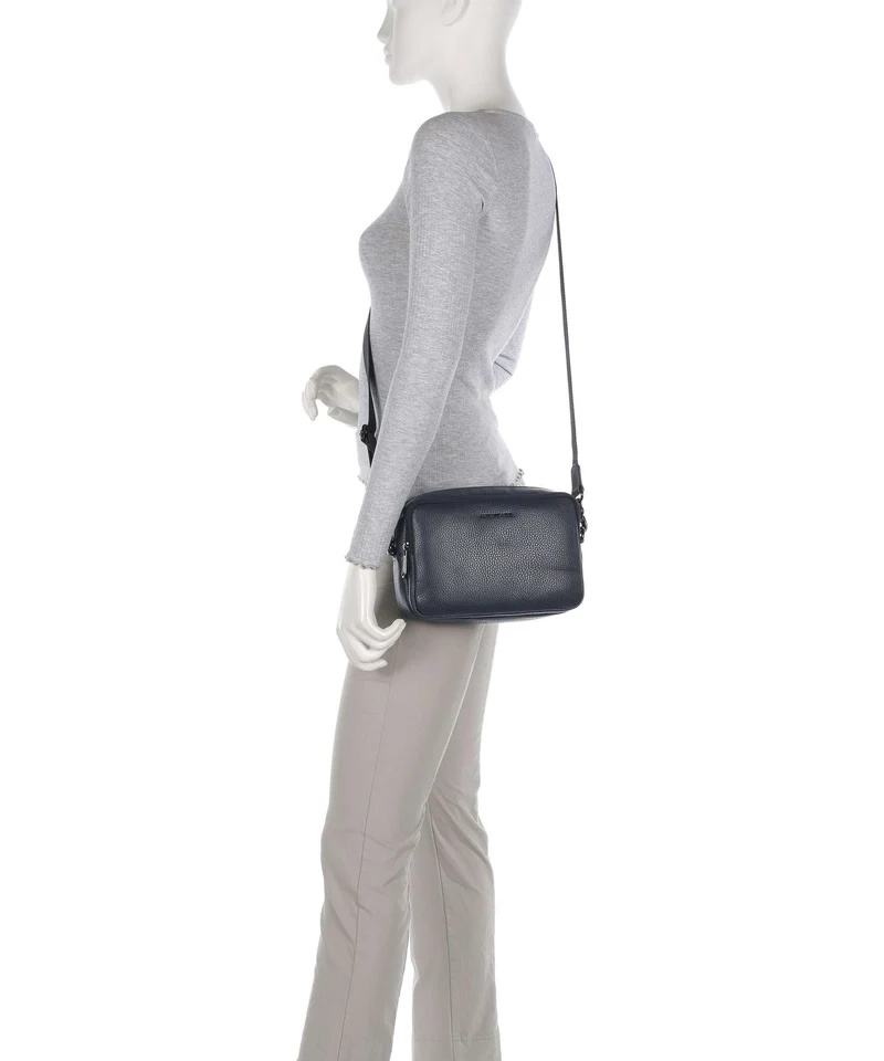 Mandarina Duck Mellow Leather Umhängetasche dress blue