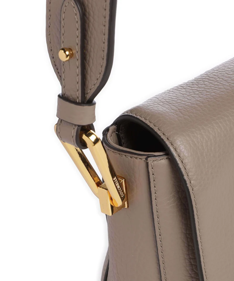 Coccinelle Liya Signature Umhängetasche warm taupe