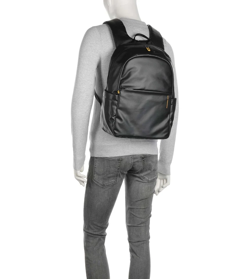 Mandarina Duck Coated Laptop-Rucksack black
