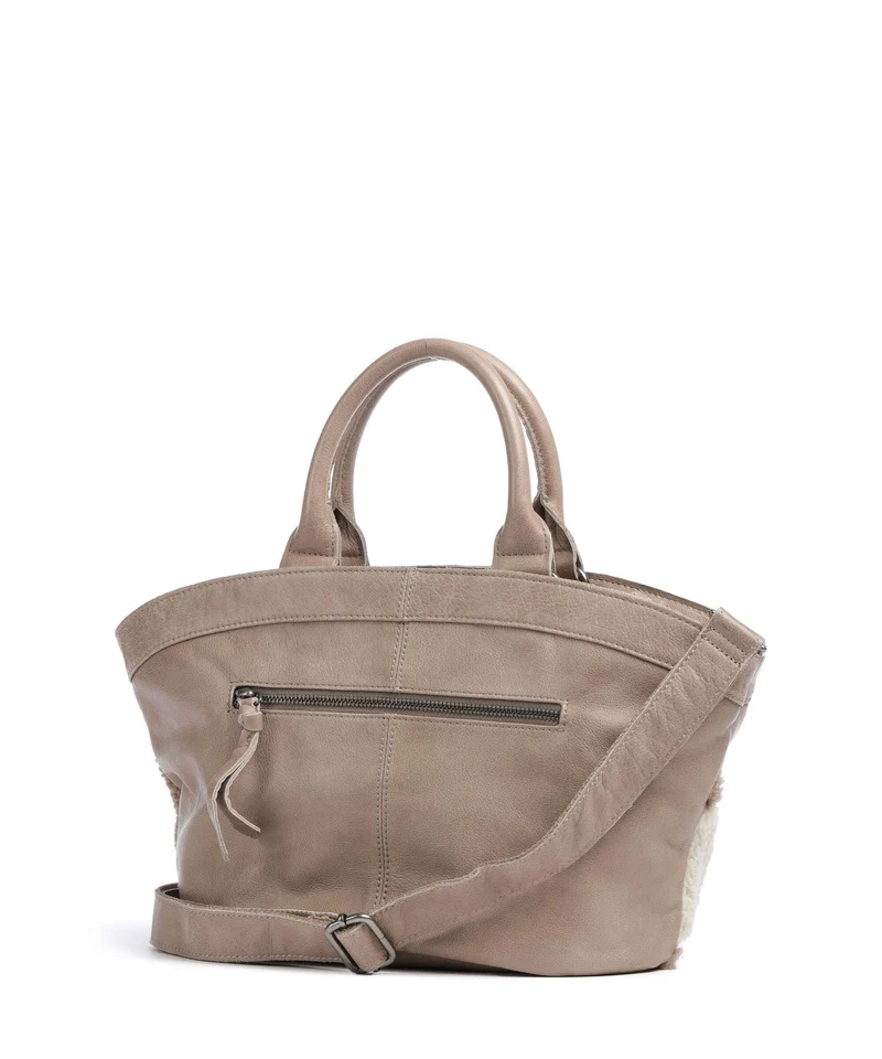 FredsBruder Check My Bag Handtasche taupe teddy mix