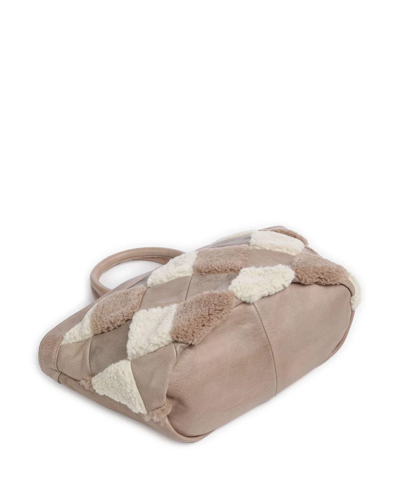 FredsBruder Check My Bag Handtasche taupe teddy mix
