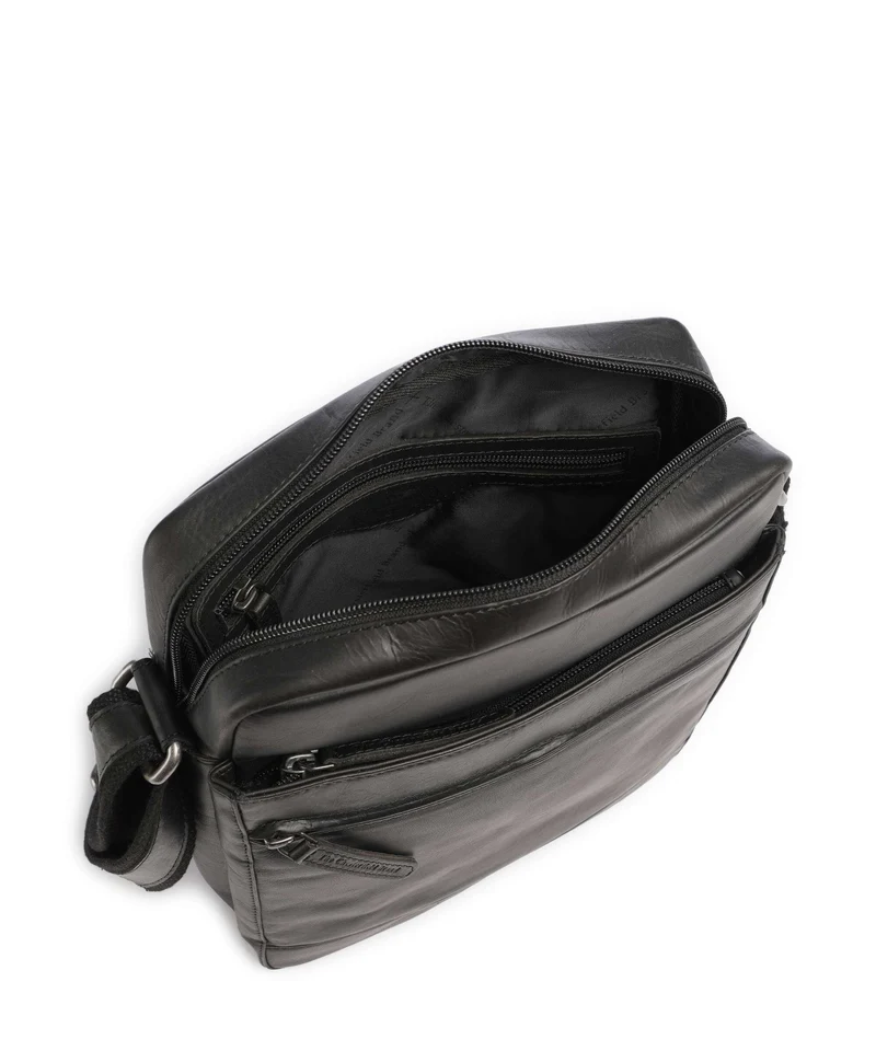 The Chesterfield Brand Wax Pull Up Cow Anzora Umhängetasche black