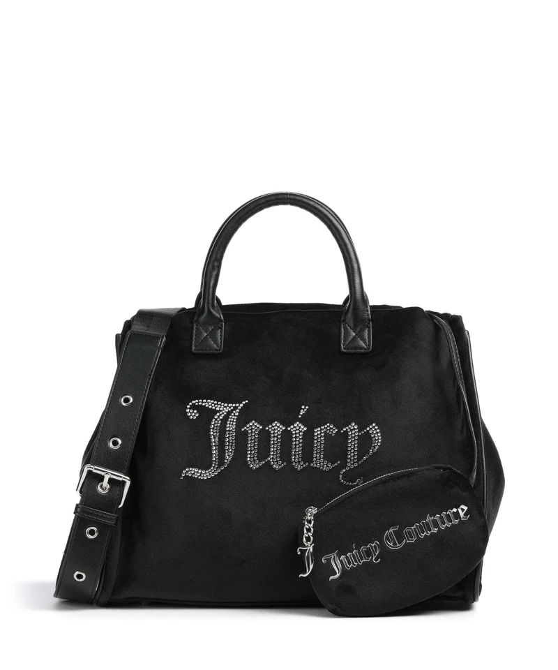 Juicy Couture Iris Velvet M Handtasche black