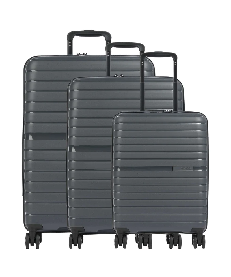 Travelite Trient 4-Rollen Trolley Set anthrazit