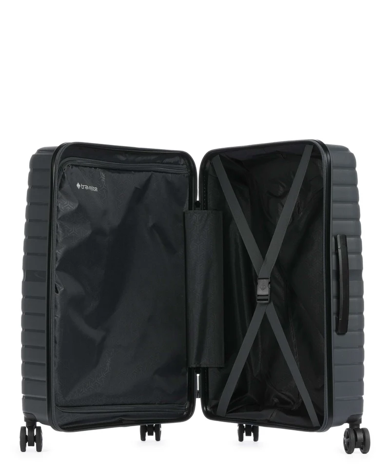 Travelite Trient 4-Rollen Trolley Set anthrazit