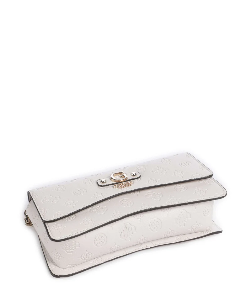 Guess Gerty Peony Schultertasche offwhite
