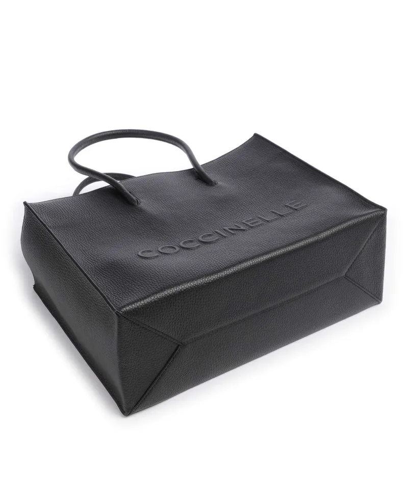 Coccinelle Myrtha Maxi Logo Shopper noir