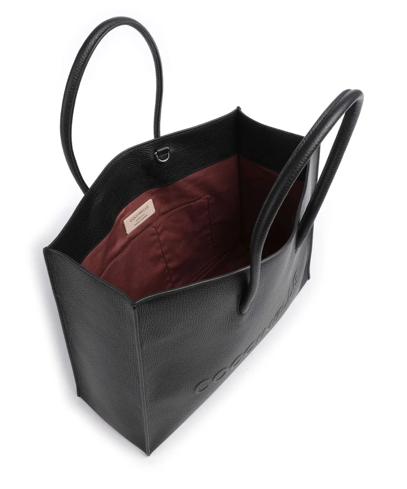 Coccinelle Myrtha Maxi Logo Shopper noir