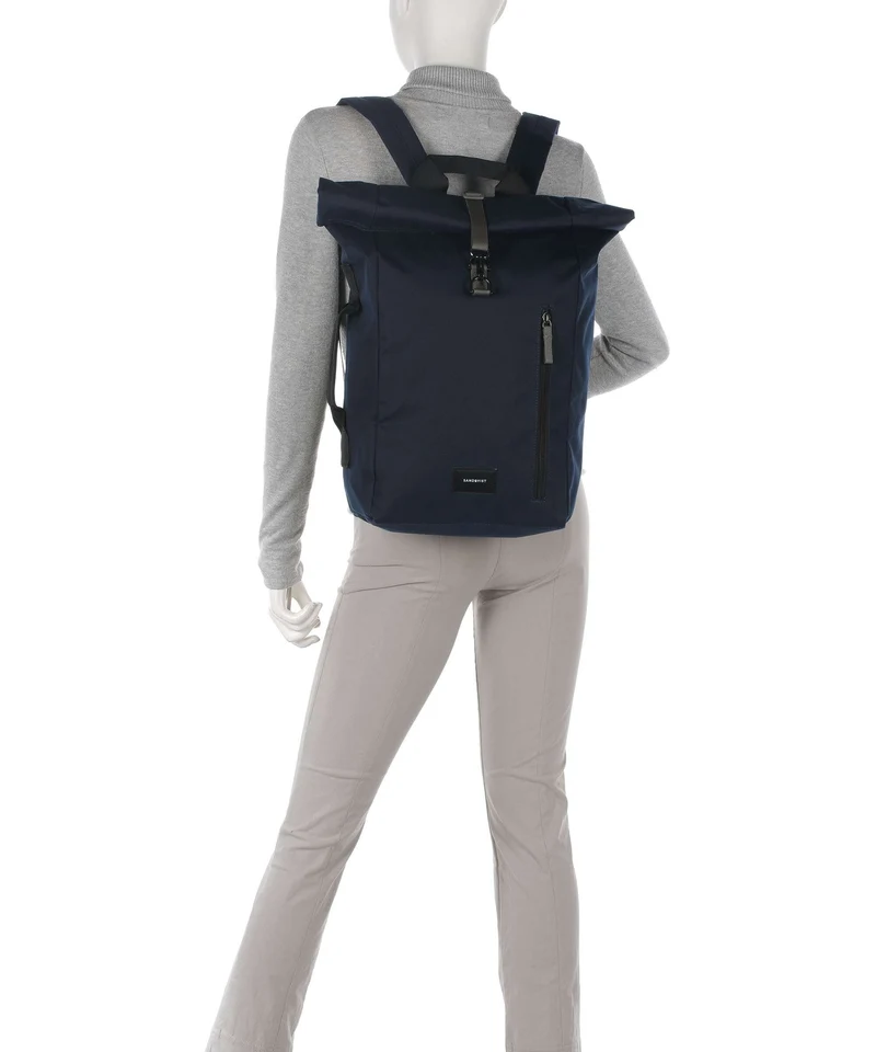 Sandqvist Ground Dante Vegan Rolltop Rucksack dawn green