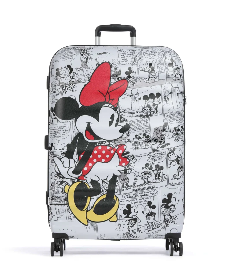 American Tourister Wavebreaker Disney 4-Rollen Trolley minnie comics/white