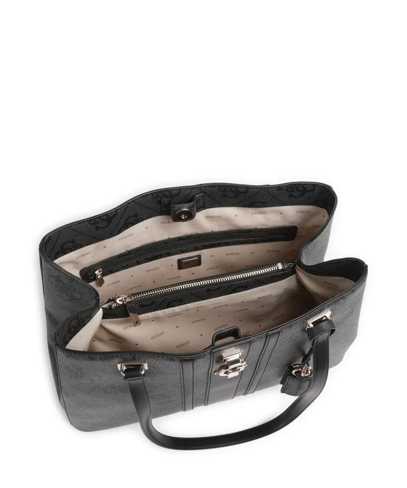 Guess Erenia Shopper coal logo