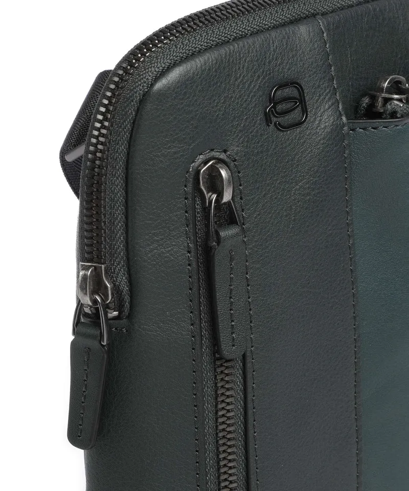 Piquadro Black Square Umhängetasche verde bosco/verde oliva