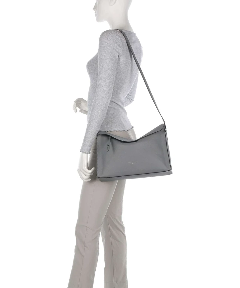 Liebeskind Lora Small Pebble M Schultertasche grigio