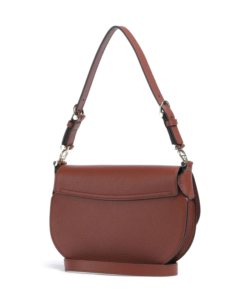 Aigner Delia S Schultertasche dark cognac