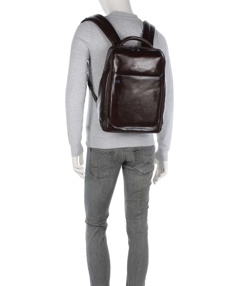 Piquadro Blue Square Rucksack mogano