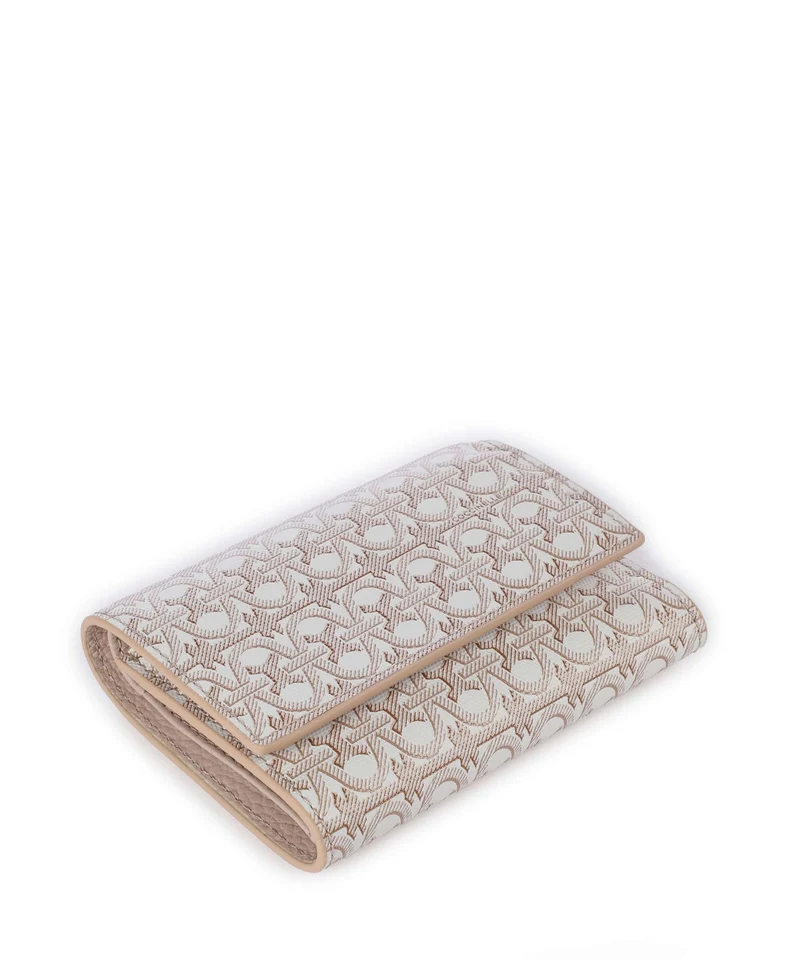 Coccinelle Metallic Monogram Geldbörse multicolour/blanco/rosette