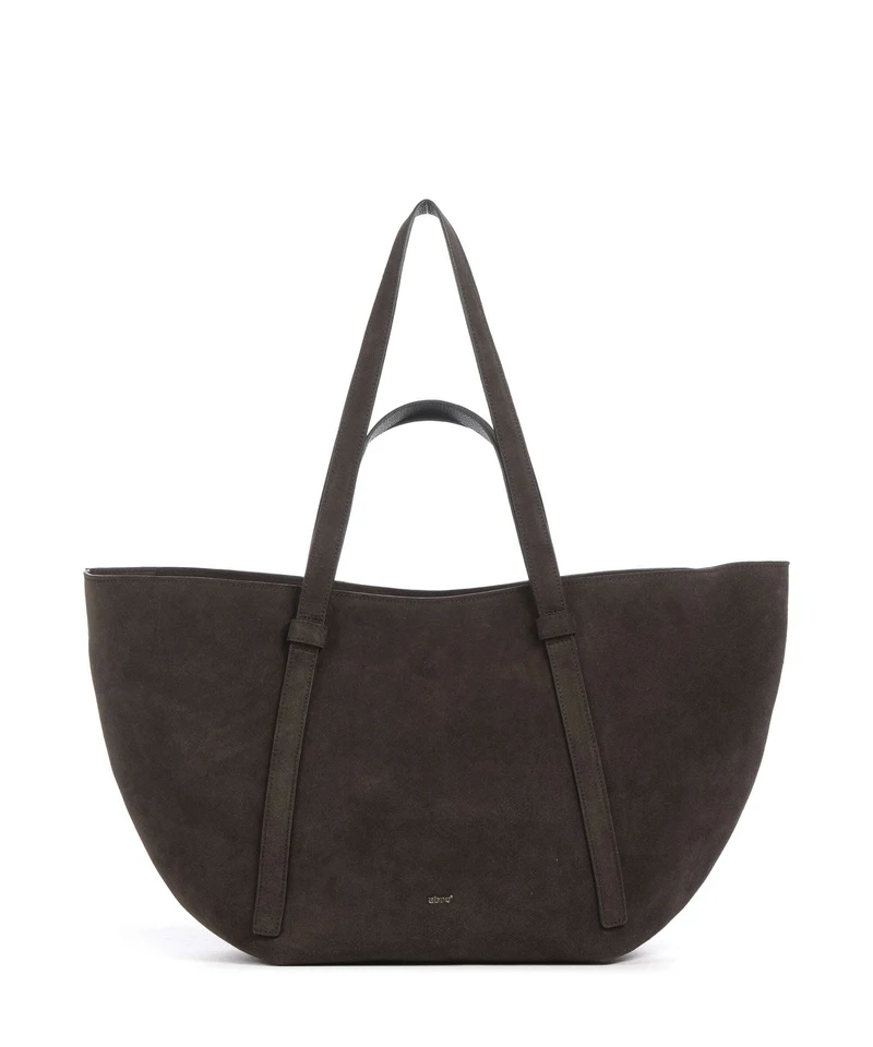 Abro Suede Cosmo Large Shopper dark brown