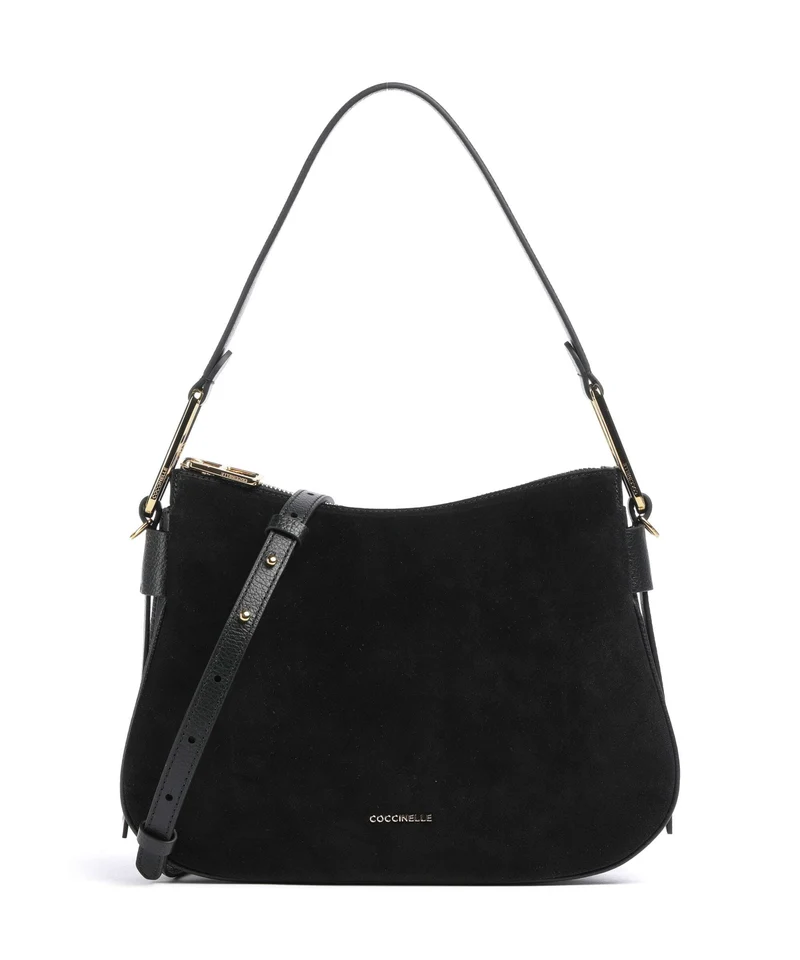 Coccinelle Magie Suede Beuteltasche noir