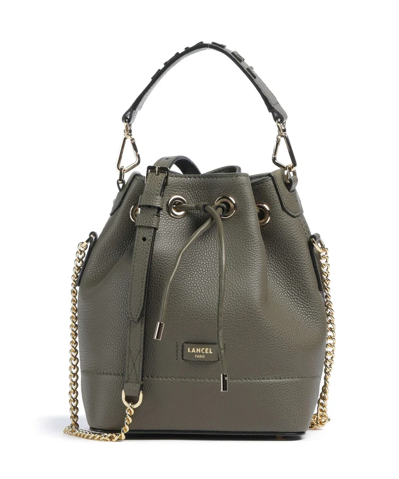 Lancel Ninon S Bucket Handtasche dark khaki