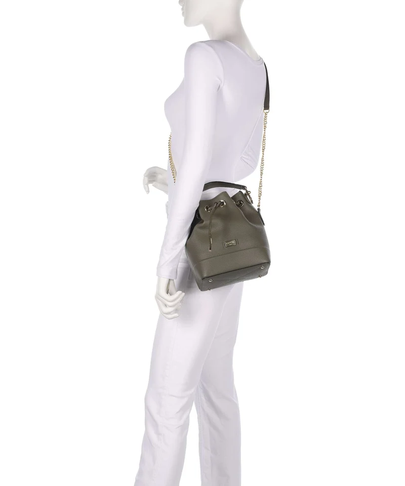 Lancel Ninon S Bucket Handtasche dark khaki